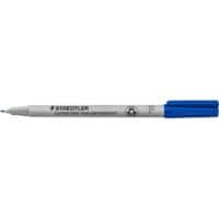 STAEDTLER Lumocolor Non-Permanent Folienstifte Fein Feinspitze Blau 10 Stück