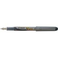 Pilot V-Pen silver Nicht einziehbar Füller 0,5 - 0,58 mm Mittel Schwarz, Silber