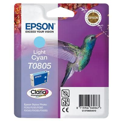 Epson T0805 Original Tintenpatrone C13T08054011 Hellcyan
