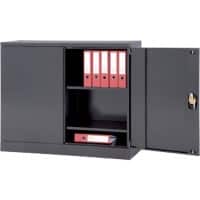 Realspace Flügeltürenschrank Schwarz 1.200 x 420 x 1.000 mm