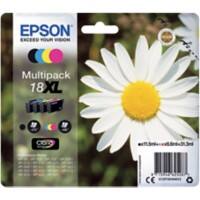 Epson 18XL Original Tintenpatrone C13T18164012 Schwarz, Cyan, Magenta, Gelb Multipack 4 Stück