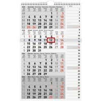 BRUNNEN Wandkalender Kombi Planer Spezial 2023 Weiß Deutsch, Englisch, Französisch, Niederländisch 30 x 49 cm