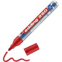 edding 250 Whiteboard-Marker Rot Mittel Rundspitze 1,5 - 3 mm