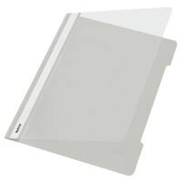 Leitz Standard Plastik-Schnellhefter 4191 A4 PVC 60 Blatt Grau