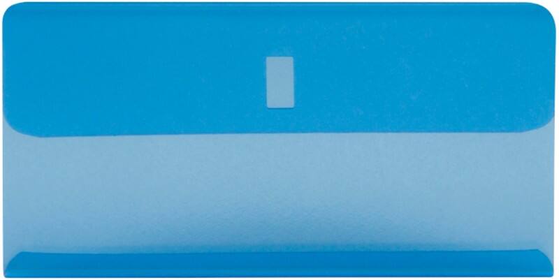 Biella Klarsichthülle Blau PVC (Polyvinylchlorid) 6 x 3 cm 25 Stück