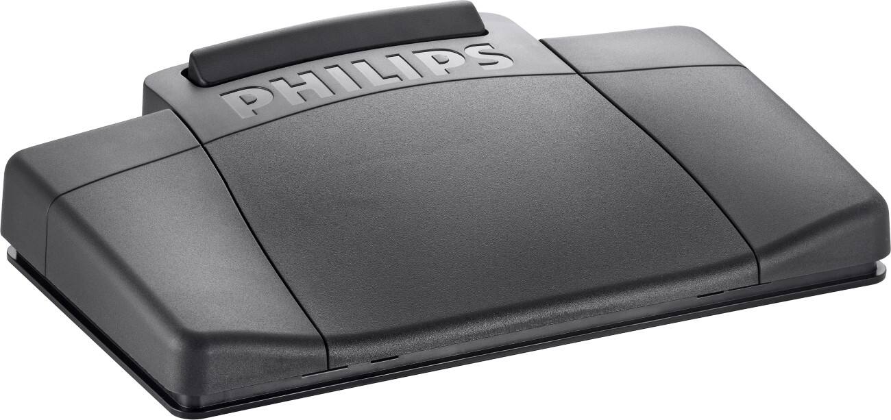 Philips Anti-Rutsch-Transkriptionsfußschalter LFH2210 Schwarz