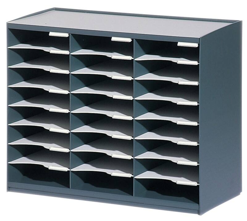 Paperflow Sortiersystem A4 PS (Polystyrol) Grau 67,4 x 30,8 x 54,8 cm