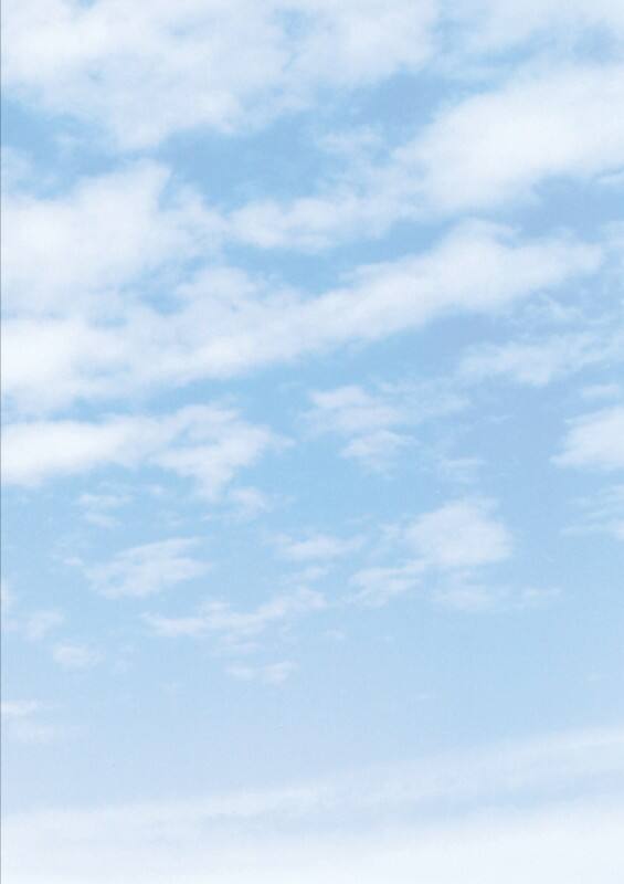 Sigel Designpapier Wolken DIN A4 90 g/m² Weiß, Hellblau 100 Blatt