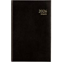 Brepols Terminplaner 2026 Spezial 1 Tag / 1 Seite Deutsch, Englisch, Französisch, Niederländisch Schwarz
