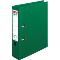 herlitz maX.file Protect plus Ordner A4 80 mm Grün 2 Ringe Pappkarton, PP (Polypropylen) Texturiert