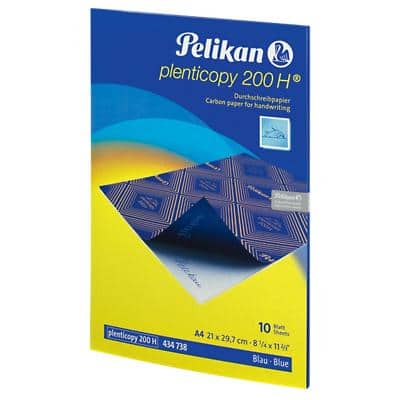 Pelikan Durchschreibpapier Plenticopy 200H A4 10 Blatt blau
