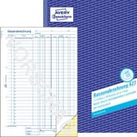 AVERY Zweckform Kassenbuch 427 Weiß, Gelb A4 Perforiert 2 à 50 Blatt