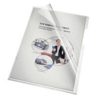 Bene Prospekthüllen DIN A4 Transparent 10 Mikron PVC (Polyvinylchlorid) Öffnung Oben und Seite 205000CL 100 Stück