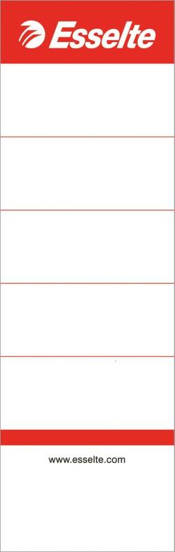 Esselte Kartonrückenschilder 81080 Für Esselte No.1 Power Ordner 75 mm Hellgrau 50 x 158 mm 100 Stück