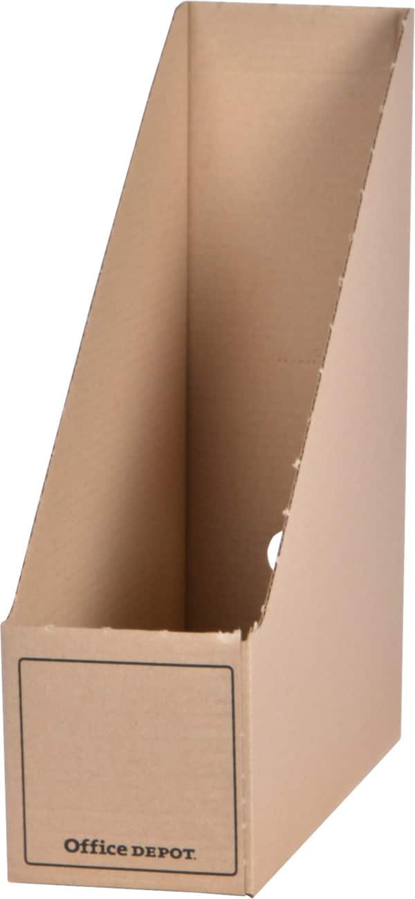 Office Depot Zeitschriftenmappen Braun Pappe 32 x 10 x 26 cm 10 Stück