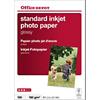 Office Depot Inkjet Fotopapier Standard DIN A4 180 g/m² Weiß 100 Blatt