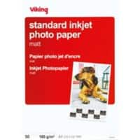 Viking Inkjet Everyday Fotopapier Matt A4 165 g/m² Weiß 50 Blatt