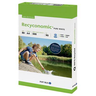 Recyconomic Copy Recyconomic Pure Recyclingpapier DIN A4 80 g/m² Weiß 110 CIE 500 Blatt