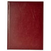 Buchkalender 989 Exclusive Line 2023 DIN A4 1 Woche/2 Seiten Rot