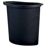 helit Nasseinsatz für Papierkörbe Polyethylen Schwarz 15 x 31,5 x 29,5 cm