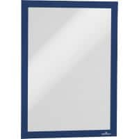 DURABLE Duraframe A4 Inforahmen Selbstklebend, Magnetisch Blau 487207 23,4 x 0,6 x 32,6 cm 2 Stück