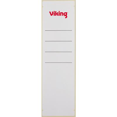 Viking Rückenschilder 60 x 192 mm Weiß 10 Stück
