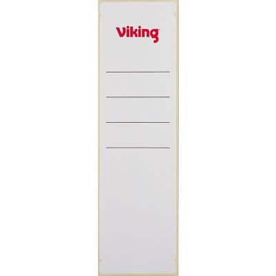Viking Rückenschilder 60 x 192 mm Weiß 10 Stück