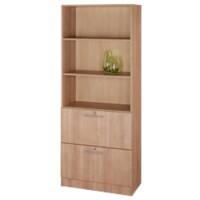 Hammerbacher Schrank Matrix Nussbaum-Nachbildung 800 x 420 x 2.004 mm