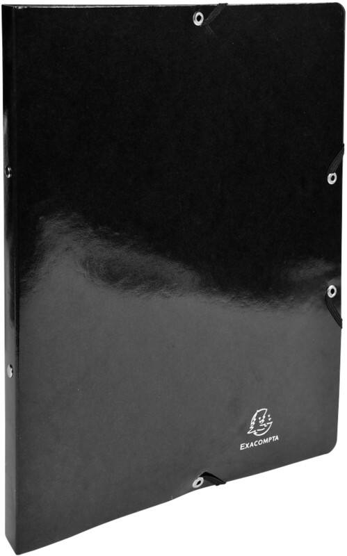Exacompta Ringbuch A4 Manilakarton 2 Ringe 15 mm Schwarz