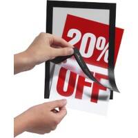 DURABLE DURAFRAME A5 Inforahmen Selbstklebend Schwarz Haftend Hartfolie 487101 23,6 (B) x 17,6 (H) cm DURAFRAME 2 Stück