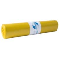 DEISS LDPE Premium Mittlere Belastung Müllsäcke 120 L Gelb PE (Polyethylen) 60-37 Mikron 25 Stück