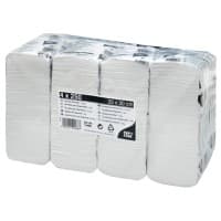 PAPSTAR Servietten 1-lagig Zellstoff Weiß 30 cm 4 Stück à 250 Stück