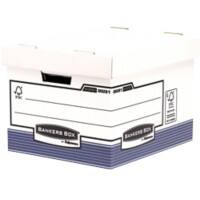Bankers Box System Archivbox FastFold Stabil FSC Blau 290 (H) x 333 (B) x 390 (T) mm 10 Stück