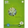 Ursus Green Notebook DIN A4 Kariert Spiralbindung Papier Grün Nicht perforiert Recycled 160 Seiten