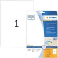 HERMA Folienetiketten Etiketten 4375 Transparent A4 210 x 297 mm 25 Blatt à 1 Etikett