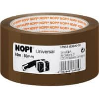 Nopi Verpackungsklebeband Universal 50 mm x 66 m Braun