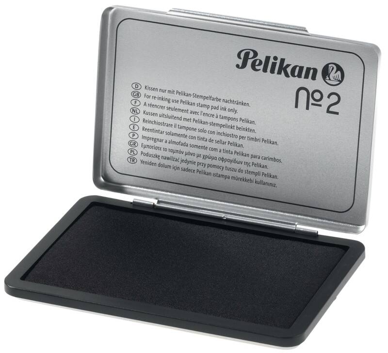 Pelikan Gr. 2 Stempelkissen Schwarz 11 x 7 cm