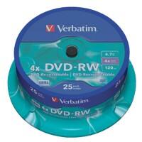 Verbatim DVD-RW 4.7 GB 25 Stück