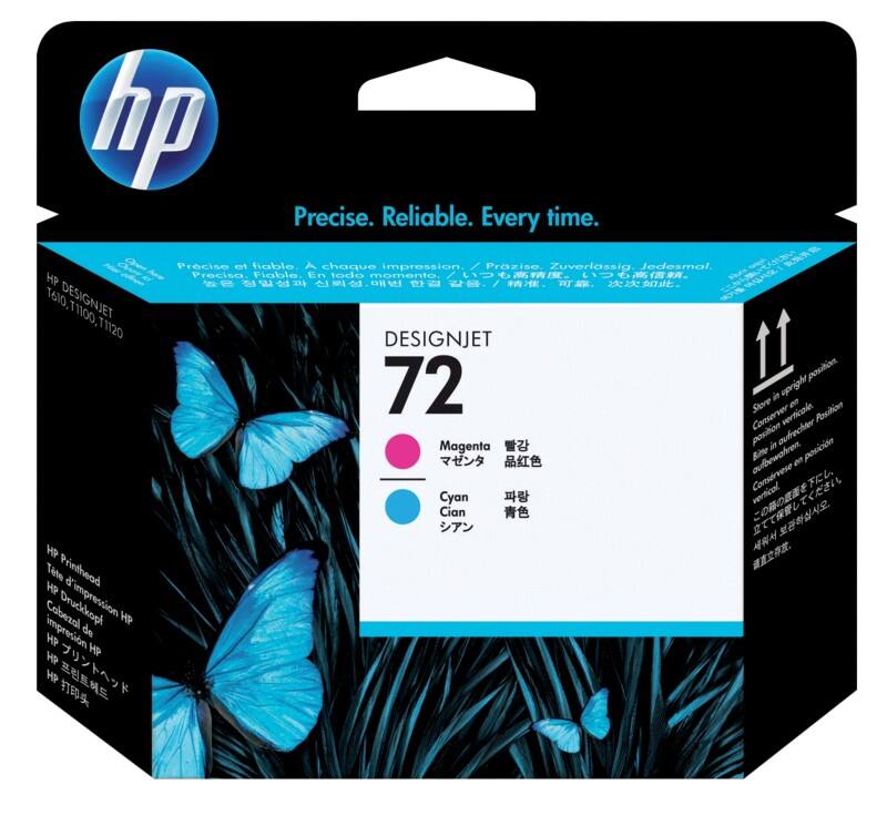 HP 72 Original Druckkopf C9383A Cyan, Magenta