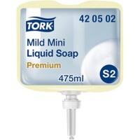 Tork Premium Mild Mini Flüssigseife Flüssig Frisch S2 Hellgelb 420502 475 ml