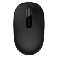 Microsoft Kabellose Ergonomische Mobile Optische Maus 1850 Für Rechts- und Linkshänder Mit USB-A Nano Receiver Schwarz