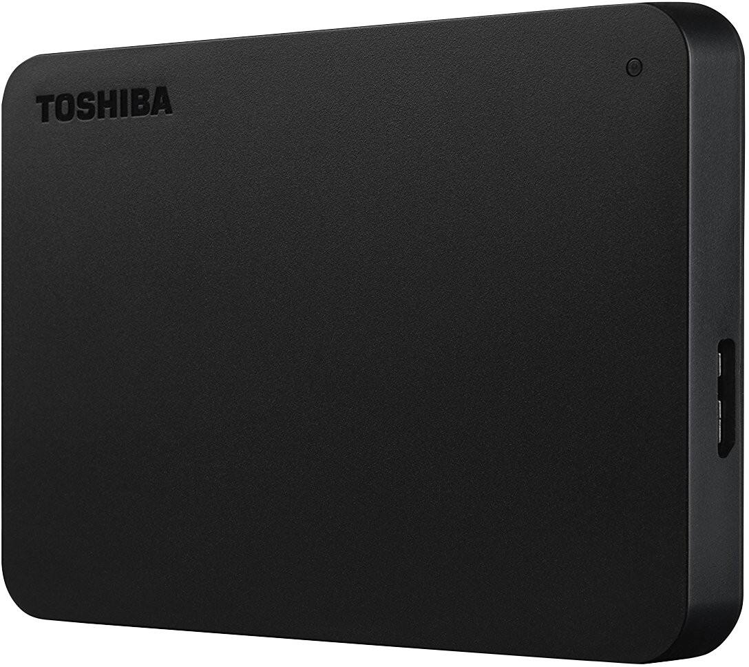 Toshiba 2 TB Externe Tragbare Festplatte Canvio Basics USB 3.0 Schwarz
