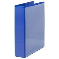 Präsentations-Ringbuch 4 Ringe Polypropylen 75 mm DIN A4 Blau