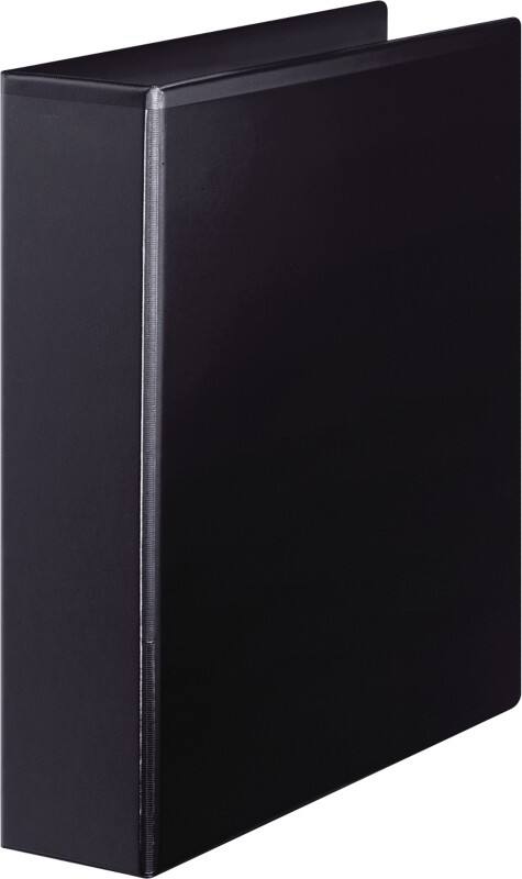 Präsentations-Ringbuch Polypropylen A4 4 Ringe 60 mm Schwarz