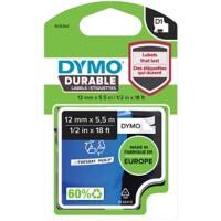 DYMO D1 1978364 Beschriftungsband Original Selbsthaftend Schwarz auf Weiß 12 mm (B) x 5,5 m (L)