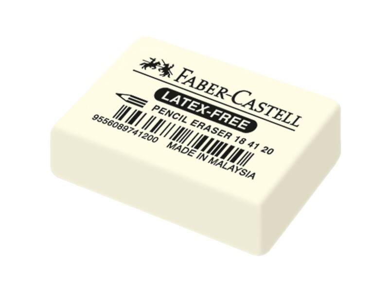 Faber-Castell Latex-free Radierer Weiß