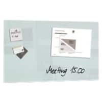 Sigel Artverum Glastafel Magnetisch Einseitig 78 (B) x 48 (H) cm Weiß