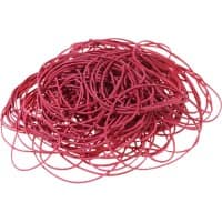 Office Depot Gummibänder 120 x 1,5 mm 80 mm Rot 500 g