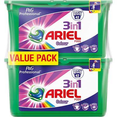 Ariel Waschmittelkapseln 3 in 1 Colour 2 Stück à 42 Stück