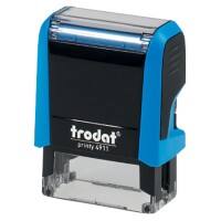 Trodat Textstempel Printy 4911 Blau 1,4 x 3,8 cm